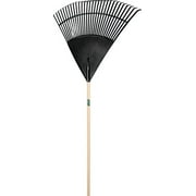 Union Tools 64169 Leaf Rake, 30 in W X 3-1/4 in L-Head, 30 Tine, 48 in Handle