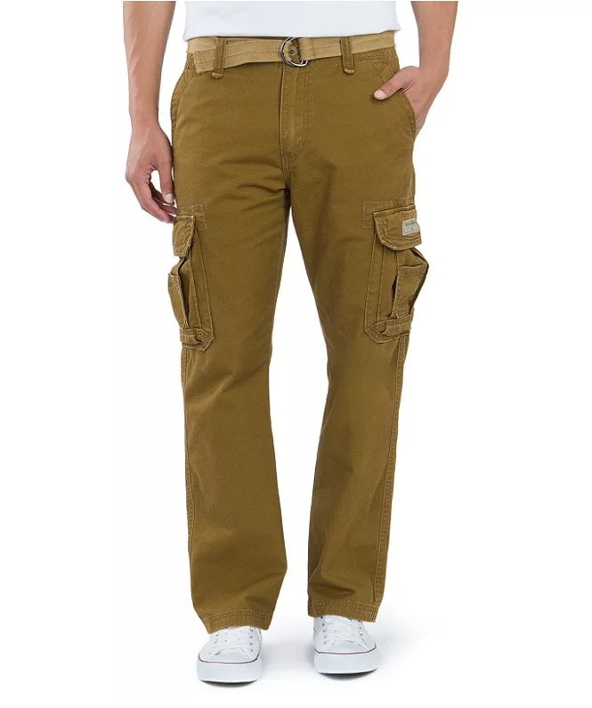 Unionbay Men's Survivor Iv Relaxed Fit Cargo Pants Brown Size 40 X 32 ...