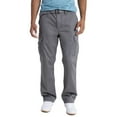 thumbnail image 1 of Unionbay Mens Flat Front Casual Cargo Pants Gray 34/30, 1 of 4