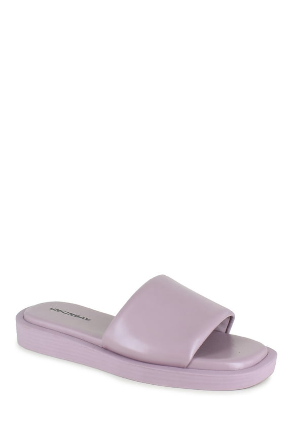 Sadie Padded Flat Slide Sandals, Sizes 6-11