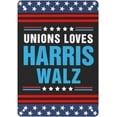 Unions Loves Harris Walz 2024 President Bar Signs Vintage Home Decor