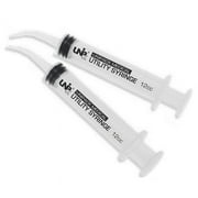 Unipack Dental Utility Syringe Curved Tip 12cc Dental Irrigation Syringe for Oral Care 50/BX