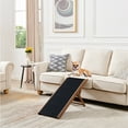 thumbnail image 1 of Unipaws Dog Ramp, Wooden Pet Ramp for Small Dogs, Foldable Dog Ramp, Adjustable Height, 1 of 6