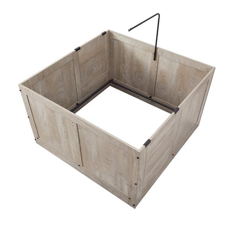 Unipaws UH5195 Unipaws UH5195 Whelping Box for Dogs, Dog Whelping Box for Puppies Birth, Weathered Gray, Large