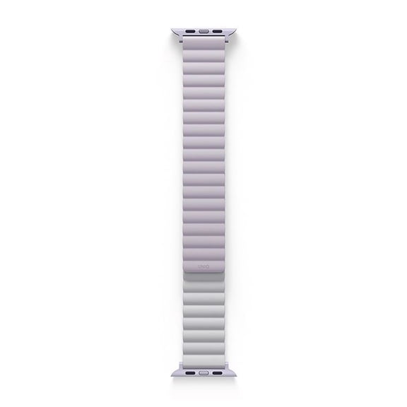 Uniq Revix Strap for Apple Watch 7/8/9/10/SE/SE2/Ultra 42/44/45/49mm White and Lilac - UNIQ-45MM-REVLILWHT