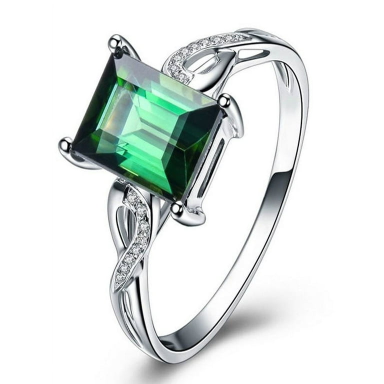 Infinity emerald ring deals