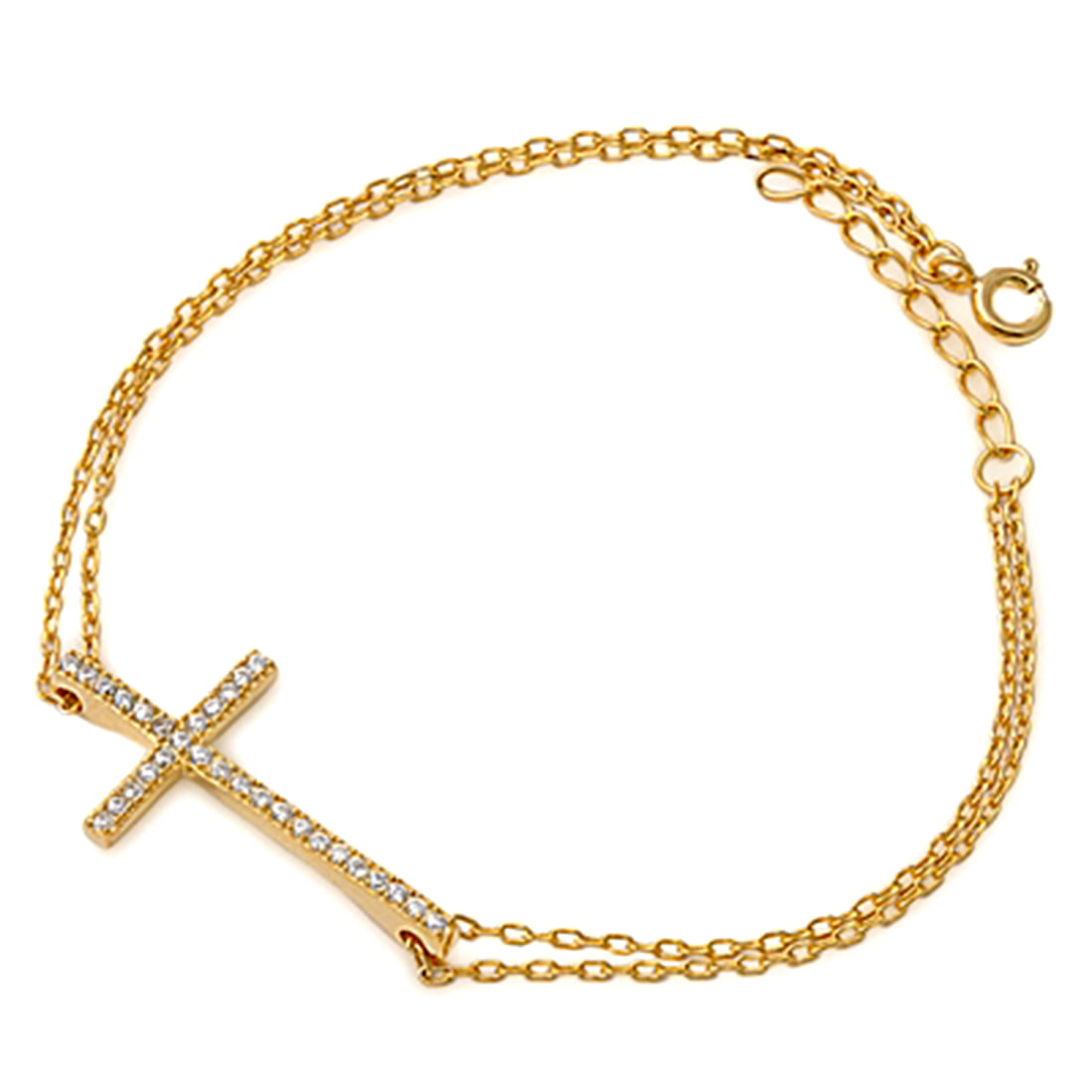 Buy Small Cross Bracelet, Sideways Cross Bracelet, Pearl Bracelet, Sterling  Silver Bracelet, Godmother Gift, Confirmation Gift Online in India - Etsy