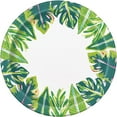 thumbnail image 1 of Unique 20944 Paper Plates-18 cm-Tropical Leaves Summer Party-Pack of 8, Multicolour, 1 of 1
