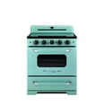 thumbnail image 1 of Unique 30' Classic Retro Induction Range, Ocean Mist Turquoise, 1 of 8
