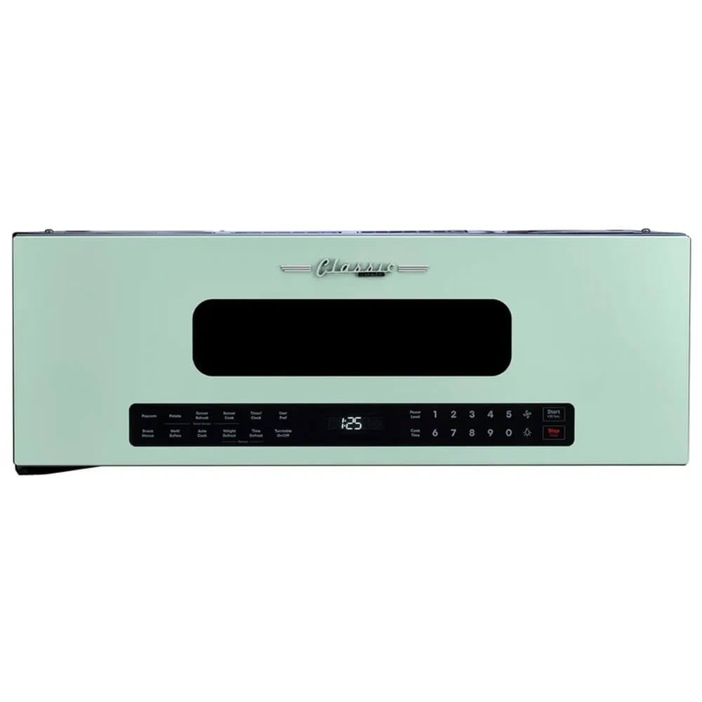 Unique Appliances 30' Classic Retro Over-The-Range Microwave, Mint Green