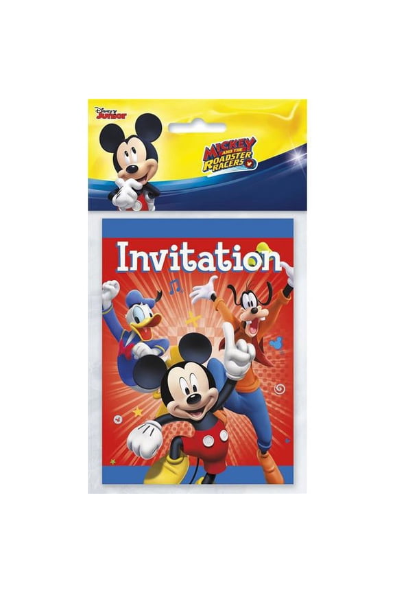 30384120 Disney Mickey Mouse & The Roadster Racers Party Invitations