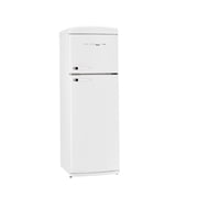 Unique 310L Marshmallow White Top Mount Refrigerator