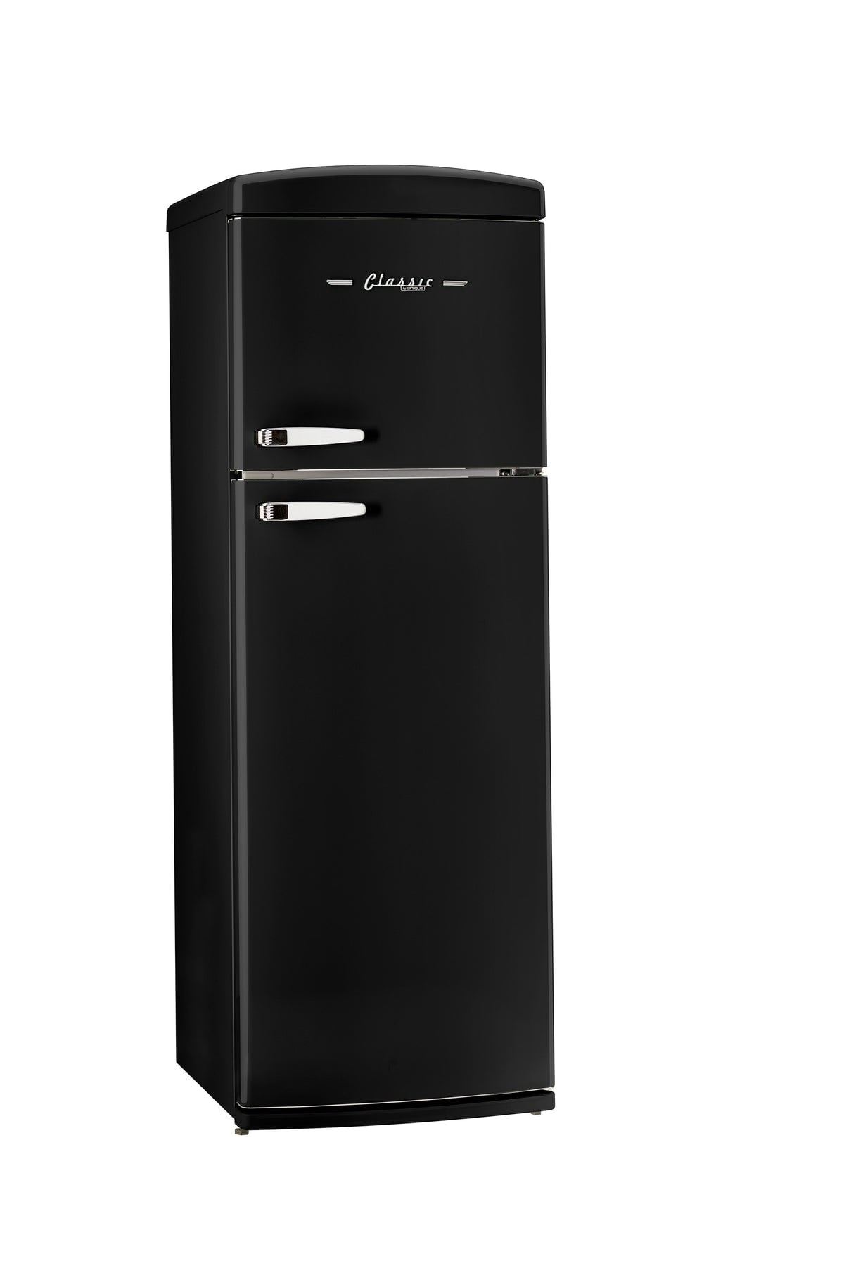 Unique 310L Midnight Black Top Mount Refrigerator