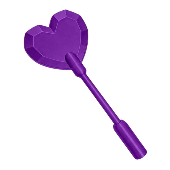 Unique 3D Printed Heart Lollipop, Romantic Candy Stick, Wedding & Party Favor Lollipop, Purple Heart Shape, Perfect for Valentine's Day Candy, Celebration Candy, Sweet Treats & Edible Gifts, Set of 1