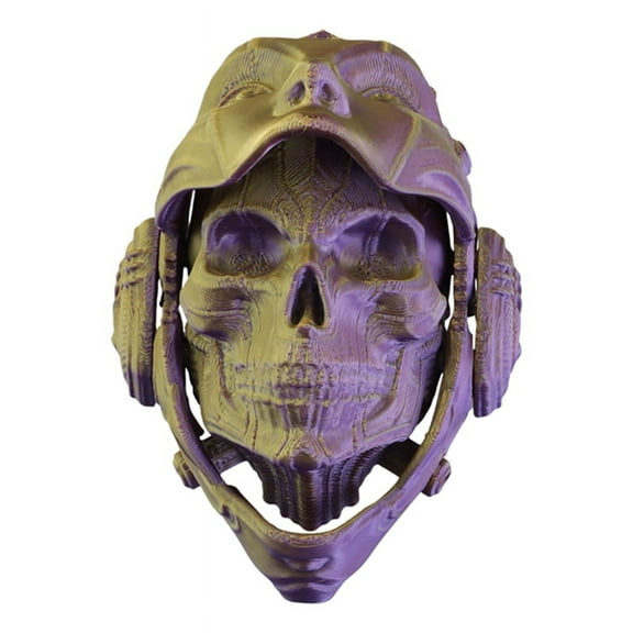 3D Printing Deformation Skull Model Tabletop Ornaments 3D Printed Skeleton Decoration Stress Relief Toy B