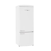 Unique 455L Marshmallow White Bottom Mount Refrigerator