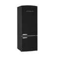 thumbnail interactive-video image 1 of Unique 455L Matte Black Bottom Mount Refrigerator, 1 of 19
