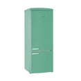 thumbnail image 1 of Unique 455L Ocean Mist Turquoise Bottom Mount Refrigerator, 1 of 18