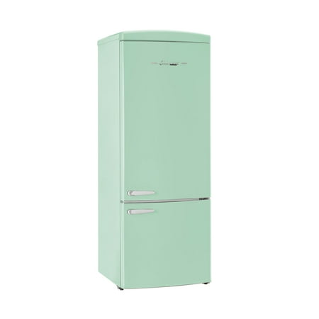 Unique Appliances - Classic Retro 16.7 cu.ft Bottom Freezer Counter Depth Refrigerator - Summer Mint Green