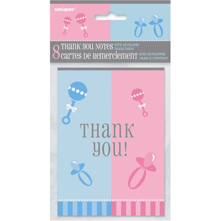 Unique 47393 Discontinued Gender Reveal Thank You