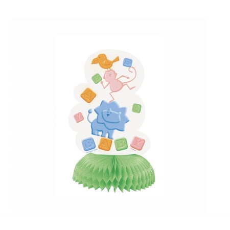 Unique 6" Baby Animals Honeycomb Decorations Green | 4 Pcs, Multicolor price history and forecast - Unique Industries 41629