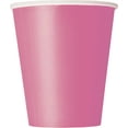 thumbnail image 1 of Hot Pink Solid Paper Cups Set - 9 oz Pack of 8 - Elegant & Eco-Friendly Party Drinkware - Perfect for Birthdays, Showers, & Special Celebrations, 1 of 4