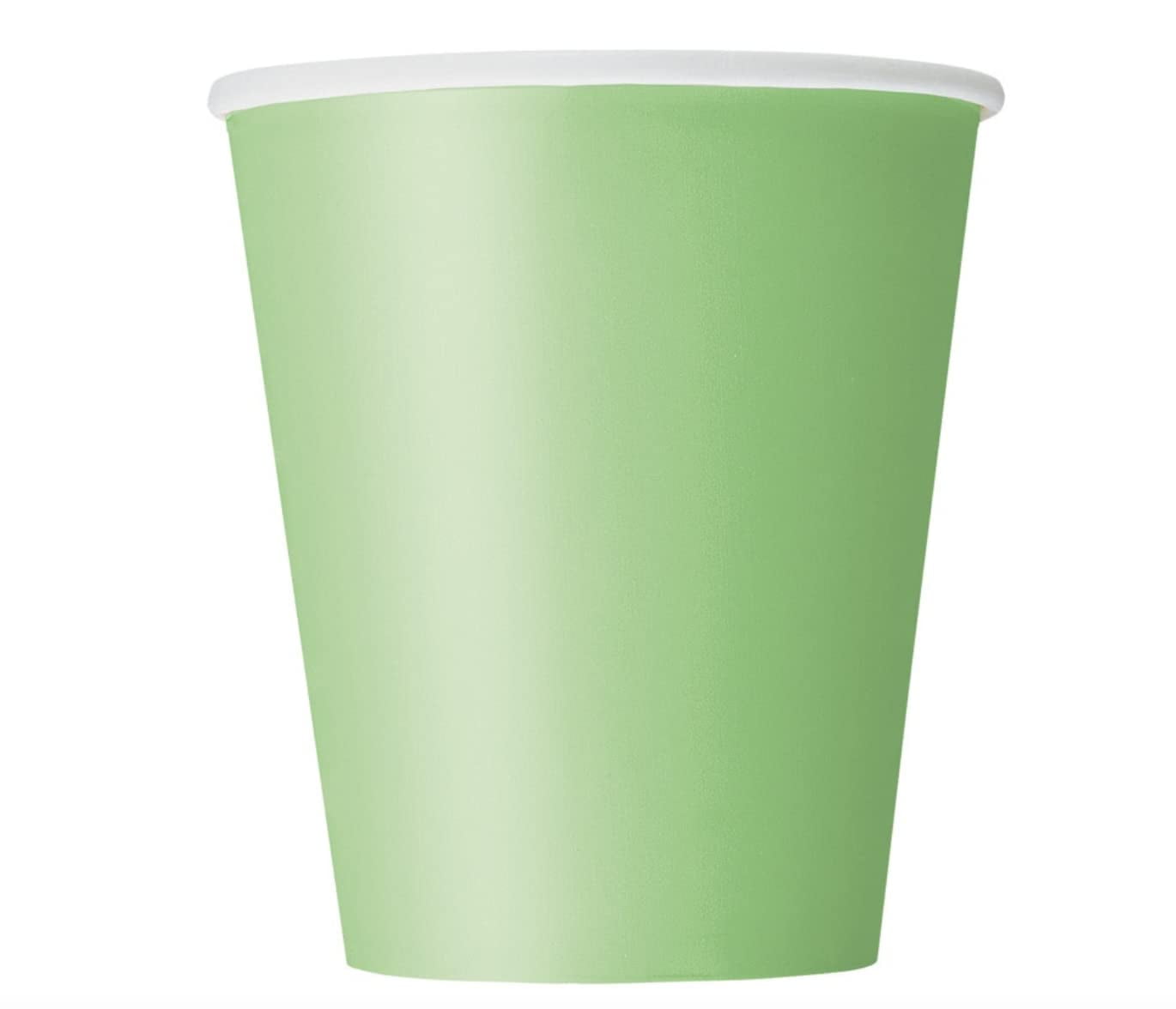Unique 9 oz Cups 8pc Lime Green