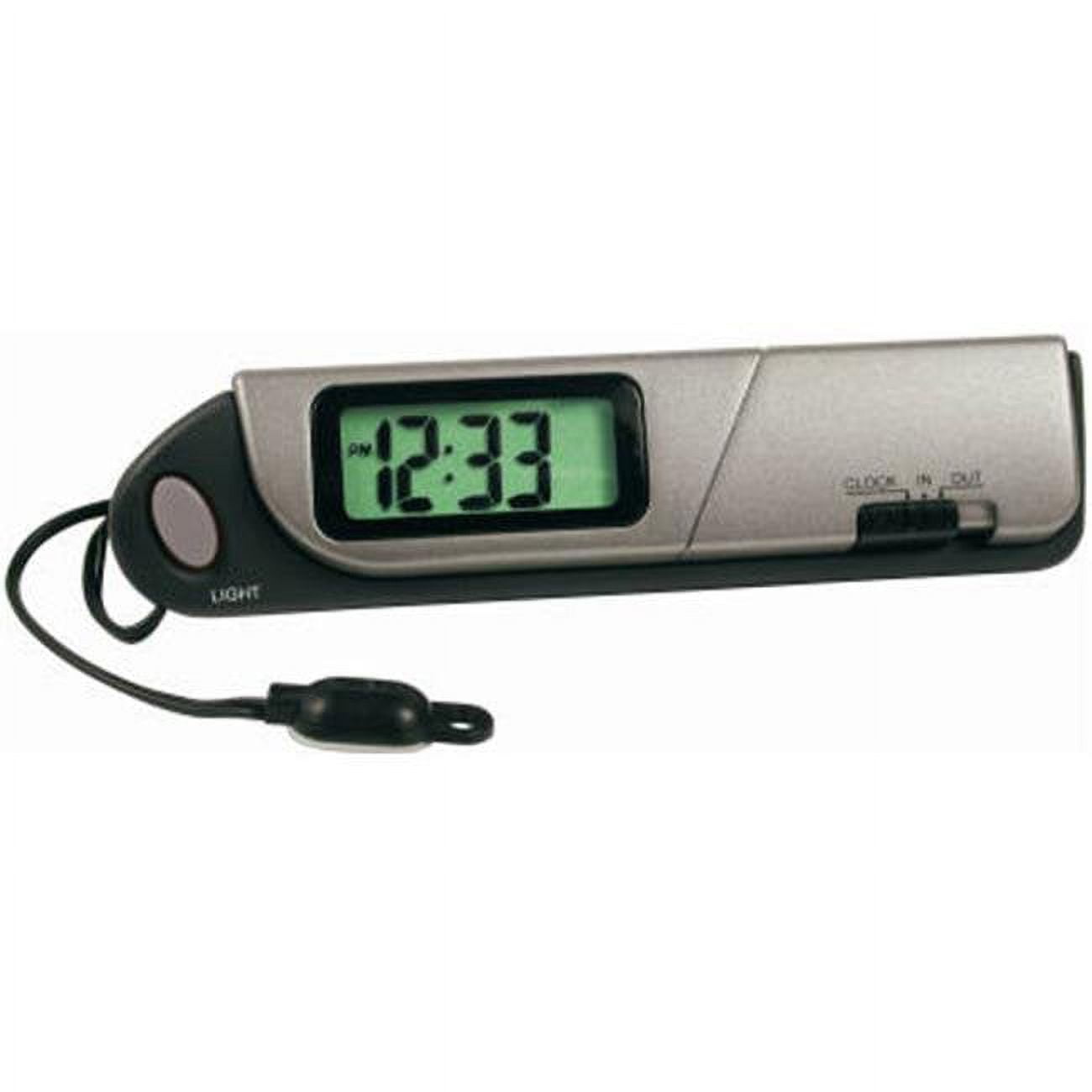Unique Accessories 11058 Indoor And Outdoor Digital Thermometer & Clock