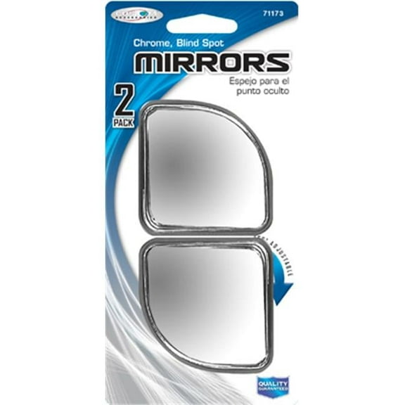 Unique Accessories 71173 Chrome Blind Spot Mirror - Pack of 4
