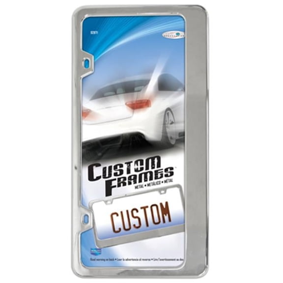 Unique Accessories 92871 Classic License Plate Frame  Chrome Pack of 4