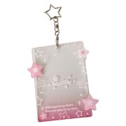 Unique Acrylic Star Card Holder Keychain Accessory Designed For To Easily Carry And Display Idol Photo Cards