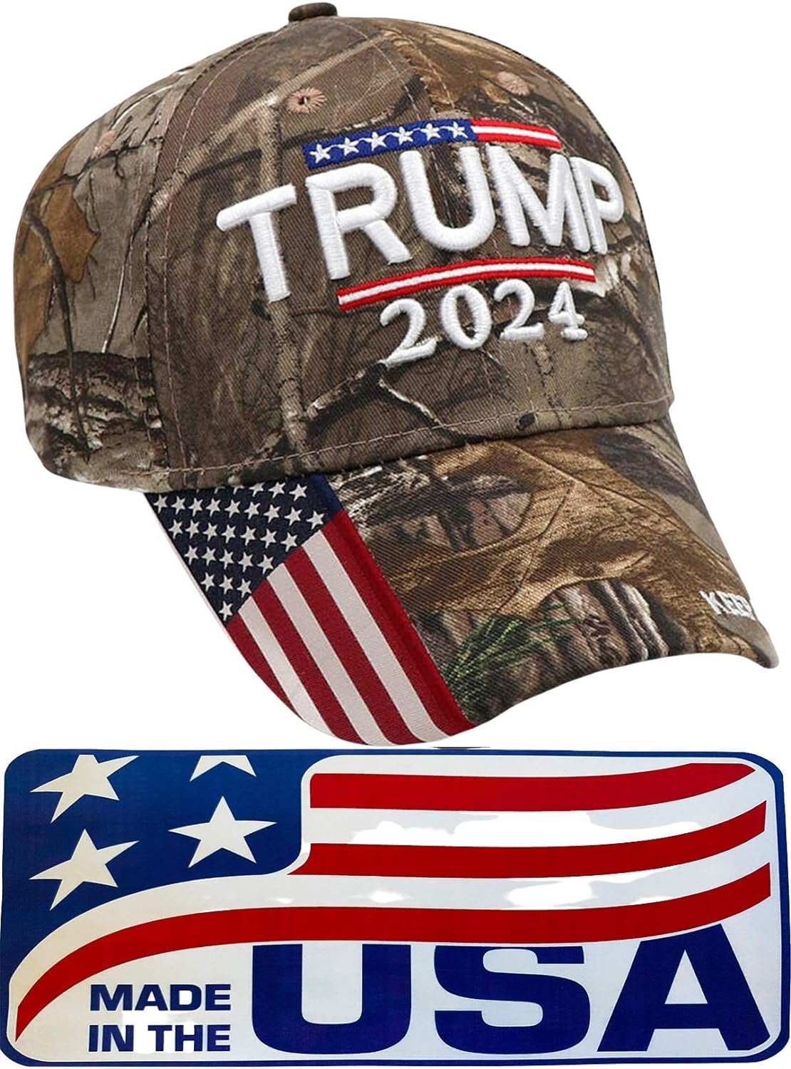 GRIFIL ZERO Donald Trump Hat 2024 MAGA Keep America Great Take America Back Camo Hat Adjustable Baseball Cap Hat (Camo)