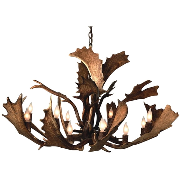 Unique American Handcrafted Antler Chandelier