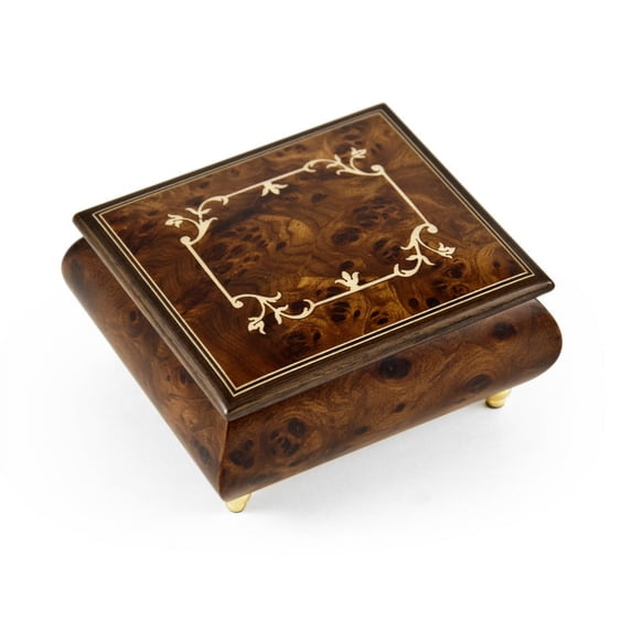 Unique And Sophisticated Classic Music Box Features A Very Subtle & Artistic Frame - Butterfly Kisses