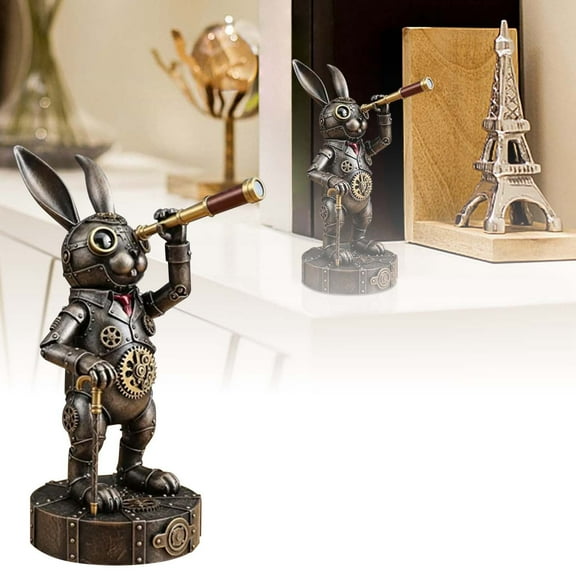 Unique Animal Desktop Ornament - Mechanical Design Resin Figurine for Home and Decoration - Collectible Art Display for Desk