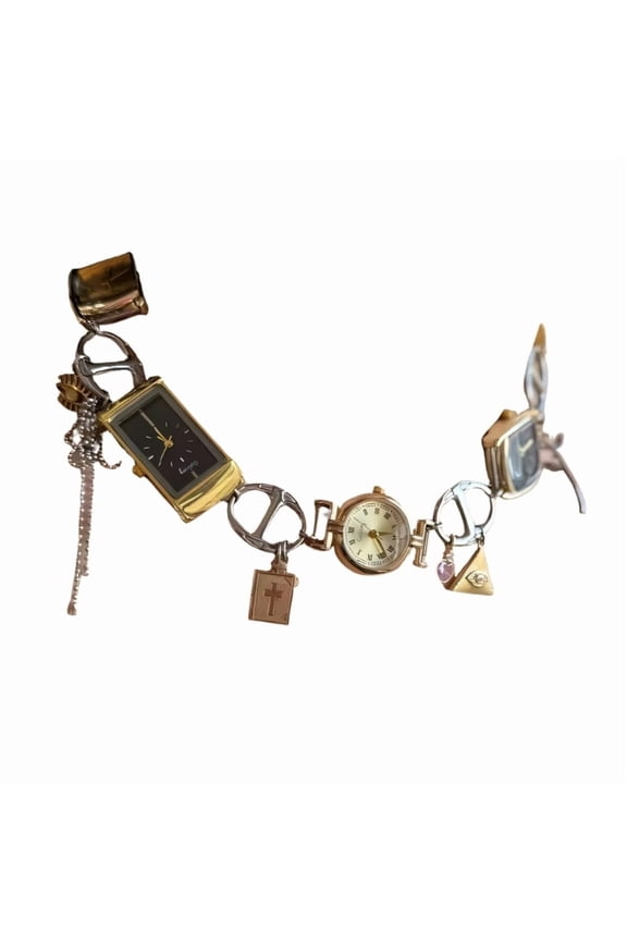 Unique Antique Inspired Clock Pendant Necklace Copper Zircon Collarbone Chain Accessory For Daily Wear