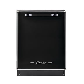 Unique Appliances Classic Retro 24" Built-in Dishwasher with Stainless Steel Tub and LED Lighting