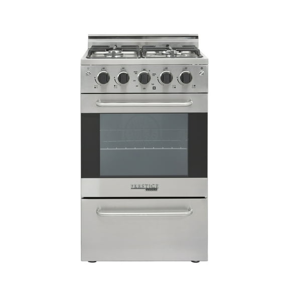 Unique Appliances Prestige 20” 1.6 cu ft Gas Range in Stainless Steel