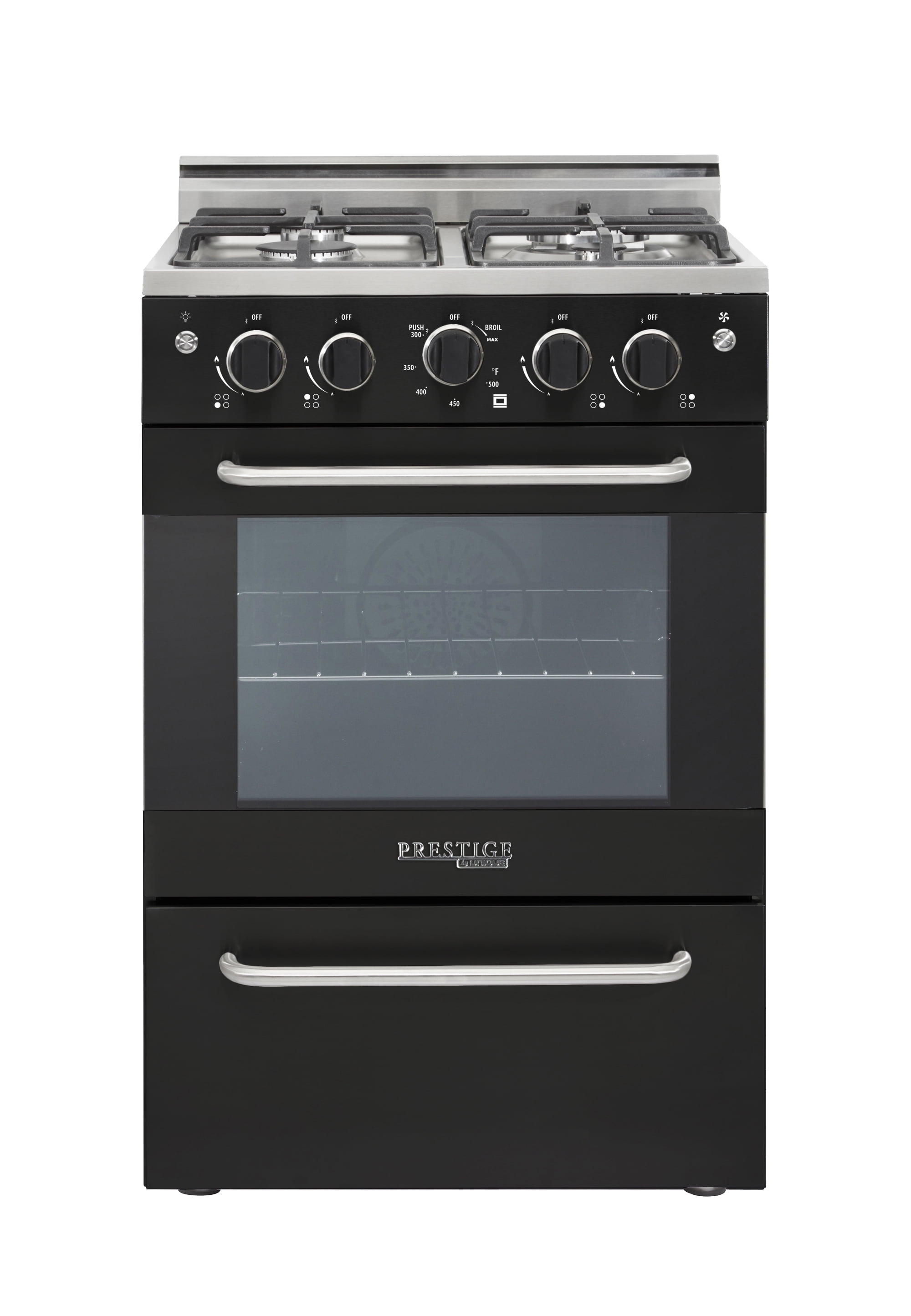 Unique Appliances Ugp-24V Pc1 Prestige 24" Wide 2.3 Cu. Ft. Free Standing Gas Range -