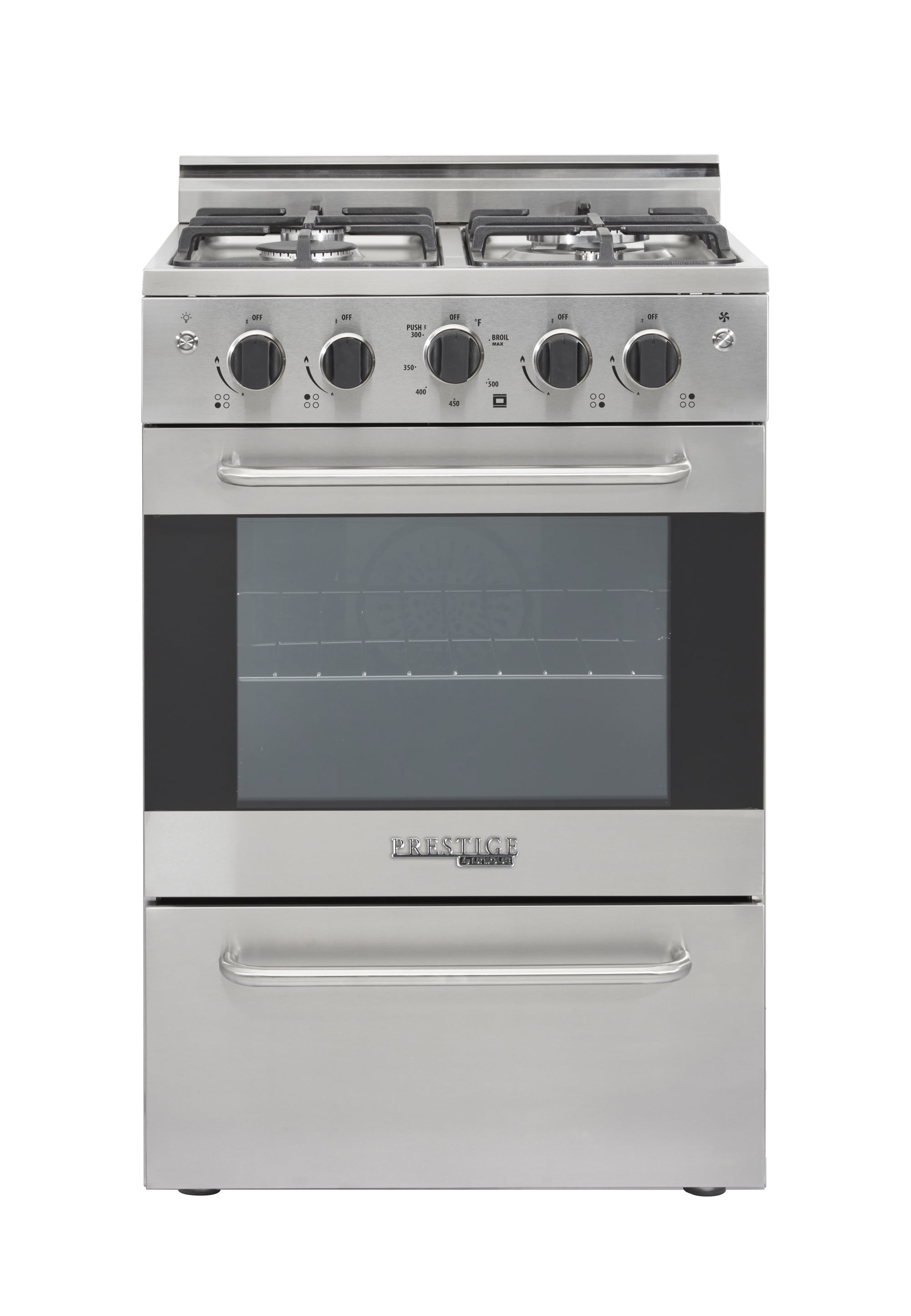 Unique Appliances Ugp-24V Pc1 Prestige 24" Wide 2.3 Cu. Ft. Free Standing Gas Range -