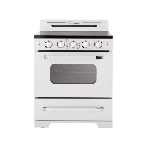 Unique Appliances Oven 30.0 in 3.9 cu/ft Electric Freestanding Range in Marshmallow White