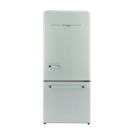 Unique Appliances - 30 in. Wide Classic Retro 30 in 17.7 cu. ft. Frost Free Retro Bottom Freezer Refrigerator - Summer Mint Green