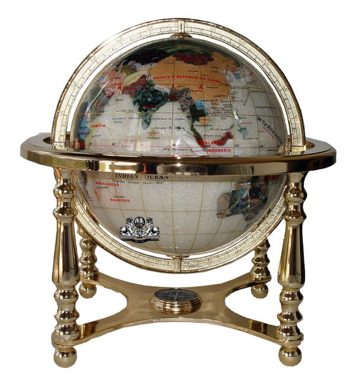 Unique Art 21-Inch Tall Pearl Swirl Ocean Table Top Australia | Ubuy
