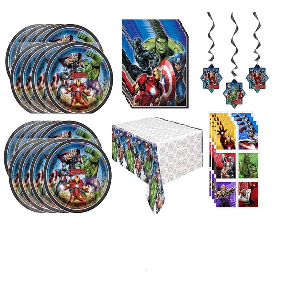 Unique Avengers Theme Party Supply Sets