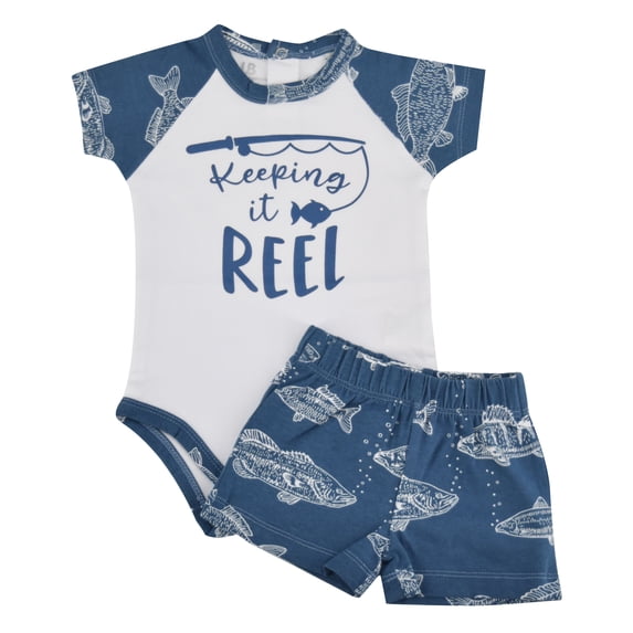 Unique Baby Boys Keeping it Reel with Dad 1st Father's Day Fishing One Piece (3 Months)