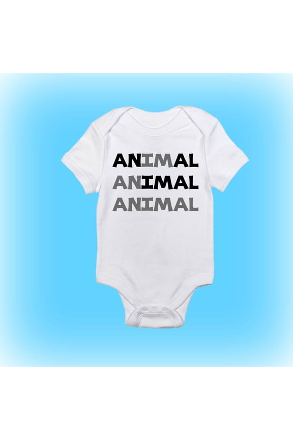 Unique Baby Gift - Baby Shower Gift - I'M An Animal - Baby Boy Onesie- Baby Girl Onesie - Baby Clothing - Baby Onesie - Baby Gift Idea Cool Baby Clothing, BABY BODYSUIT LAT 4424