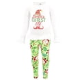 thumbnail image 1 of Unique Baby Girls 2 Piece Santas Cutest Elf Legging Set Outfit (8Y, Green), 1 of 5