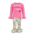 thumbnail image 1 of Unique Baby Girls Headed to Class with Sass 2pc Back to School Outfit (6), 1 of 4