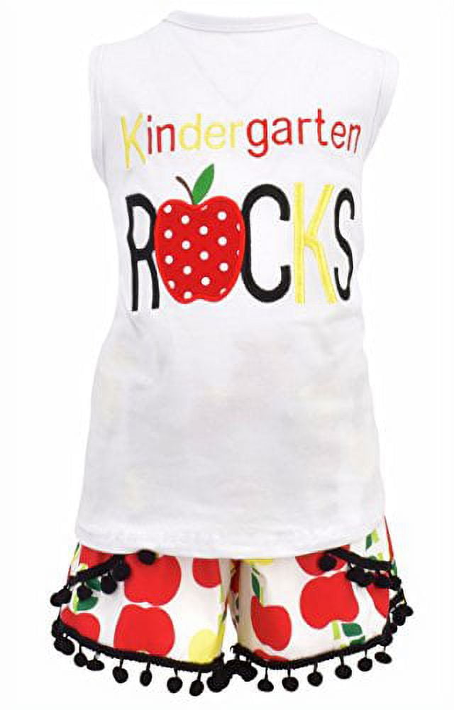 Unique Baby Girls 1st Grade Vibes Only Back To School T Shirt (7, Pink