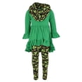 thumbnail image 1 of Unique Baby Girls St Patrick's Day Luck of the IrishLegging Set (8/XXXL, Green), 1 of 5